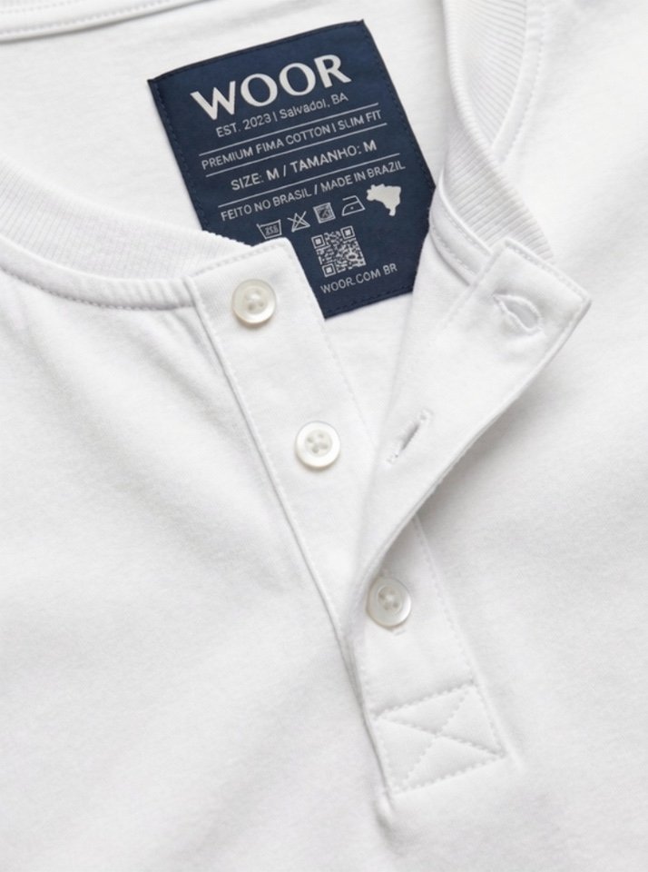 Henley Branco Essencial - Image 2