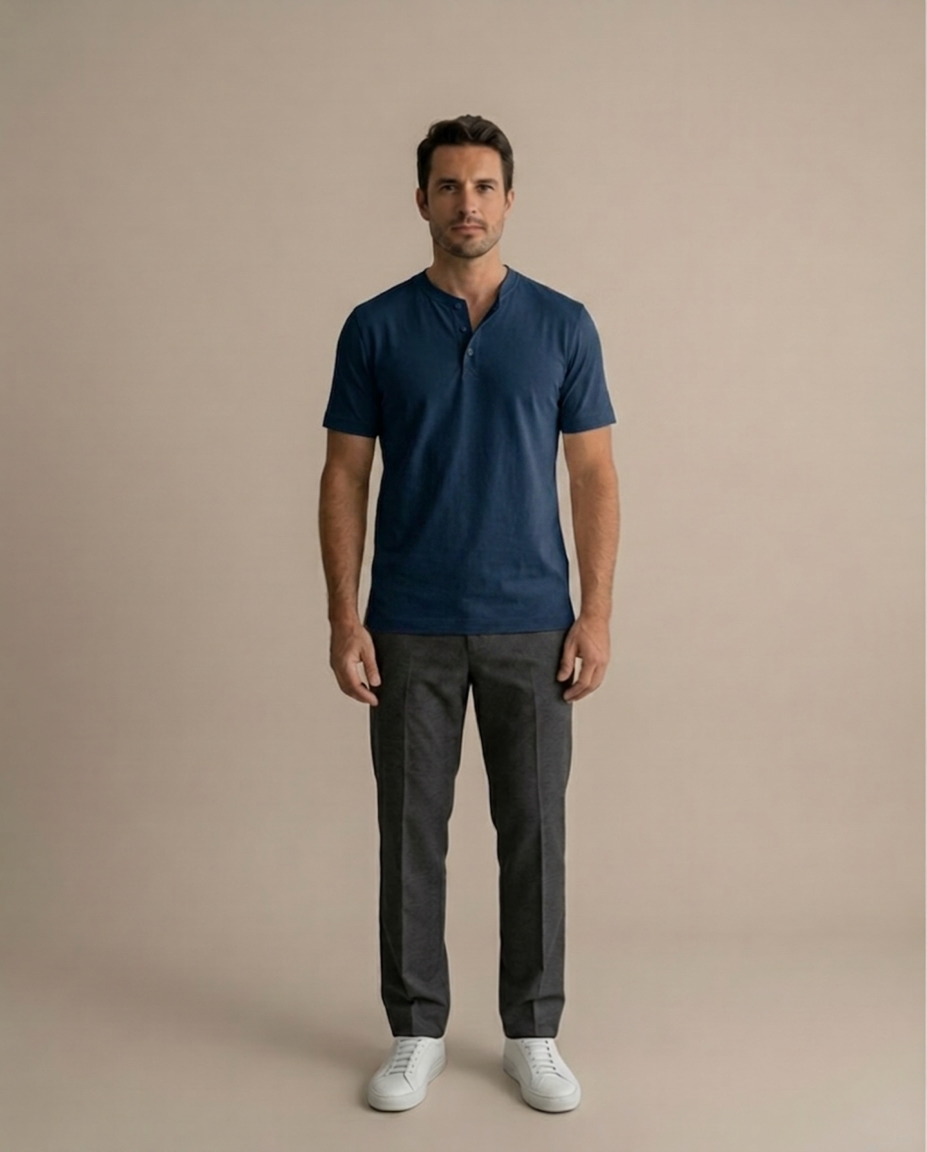 Henley Azul Atlântico - Image 2