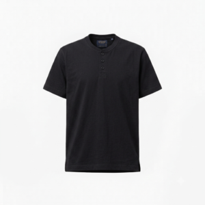 Henley Preto Absoluto