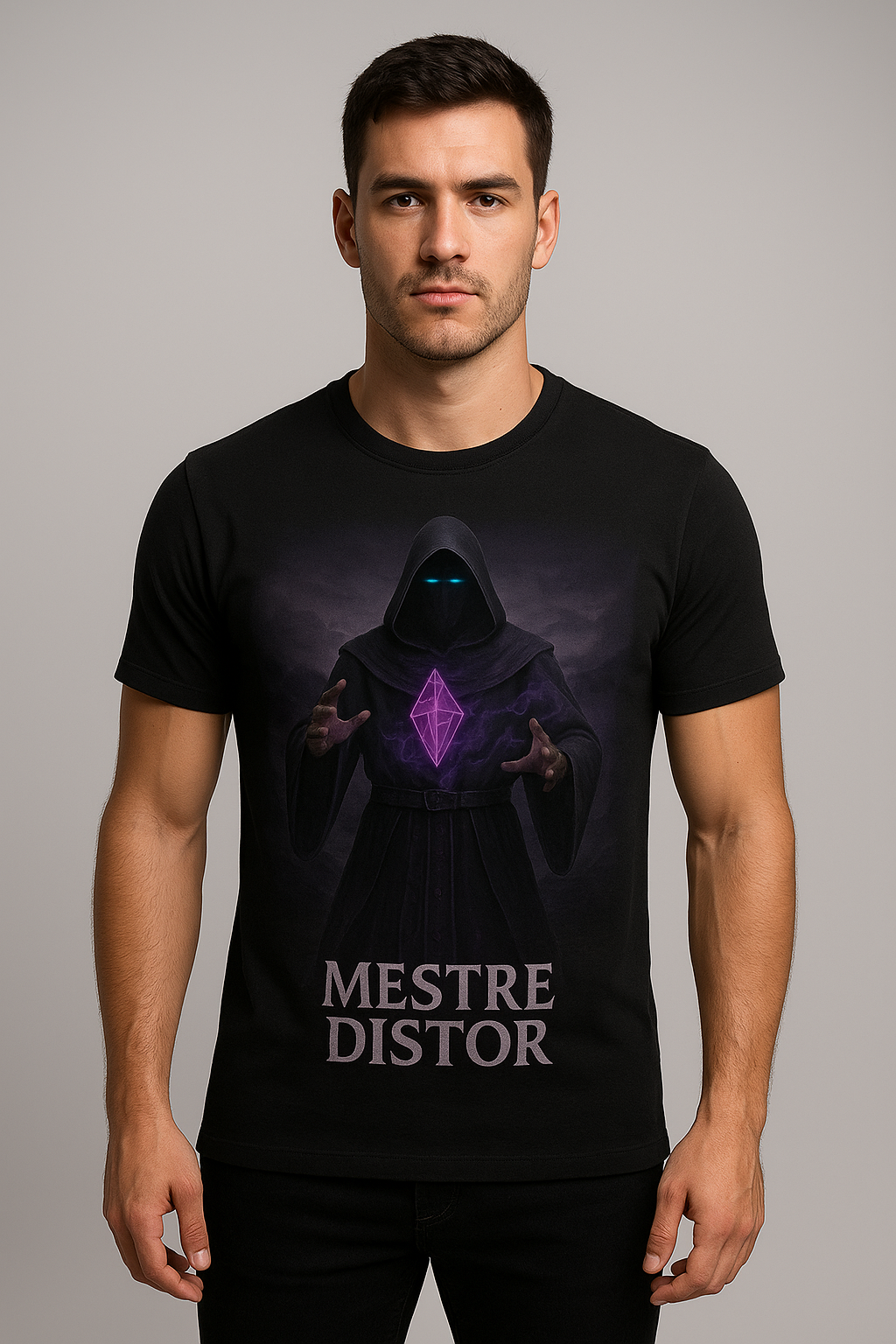 Camiseta Masculina Mestre Distor: O Feiticeiro Enganador
