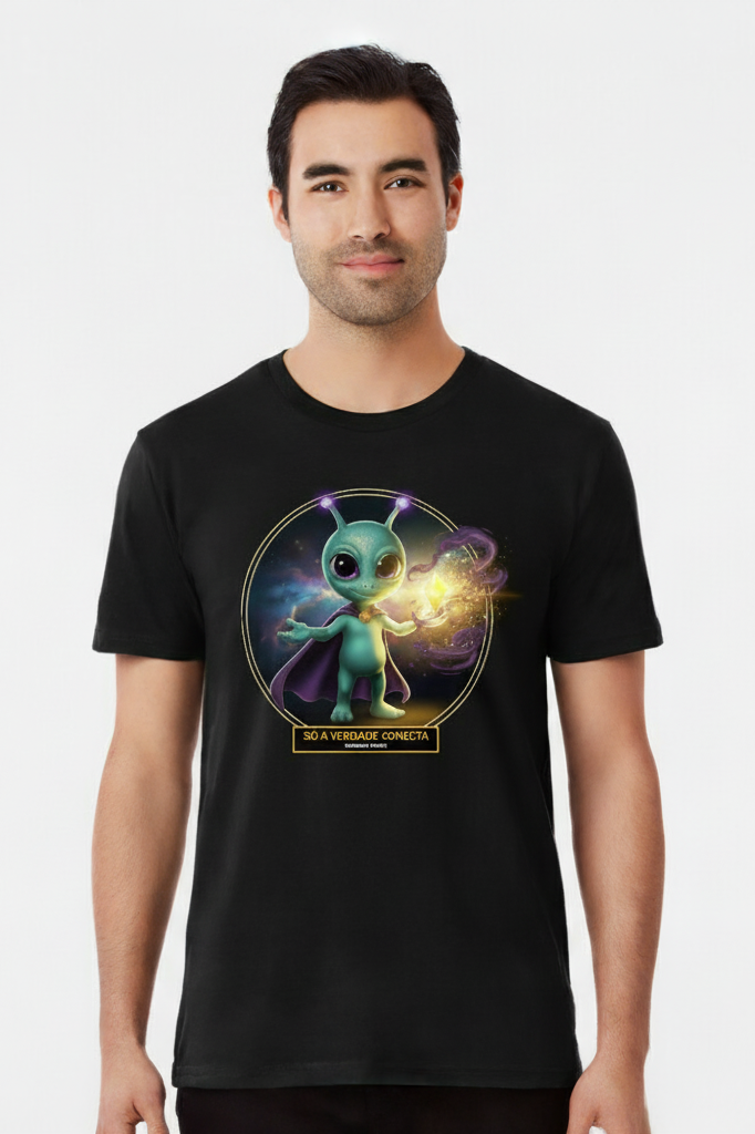 Camiseta Woorian Threx - Edição Limitada Só a Verdade Conecta 3D Premium
